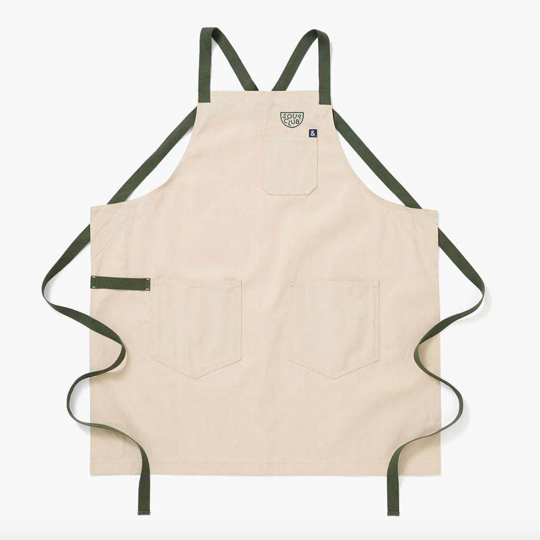 SOUP CLUB Apron - White